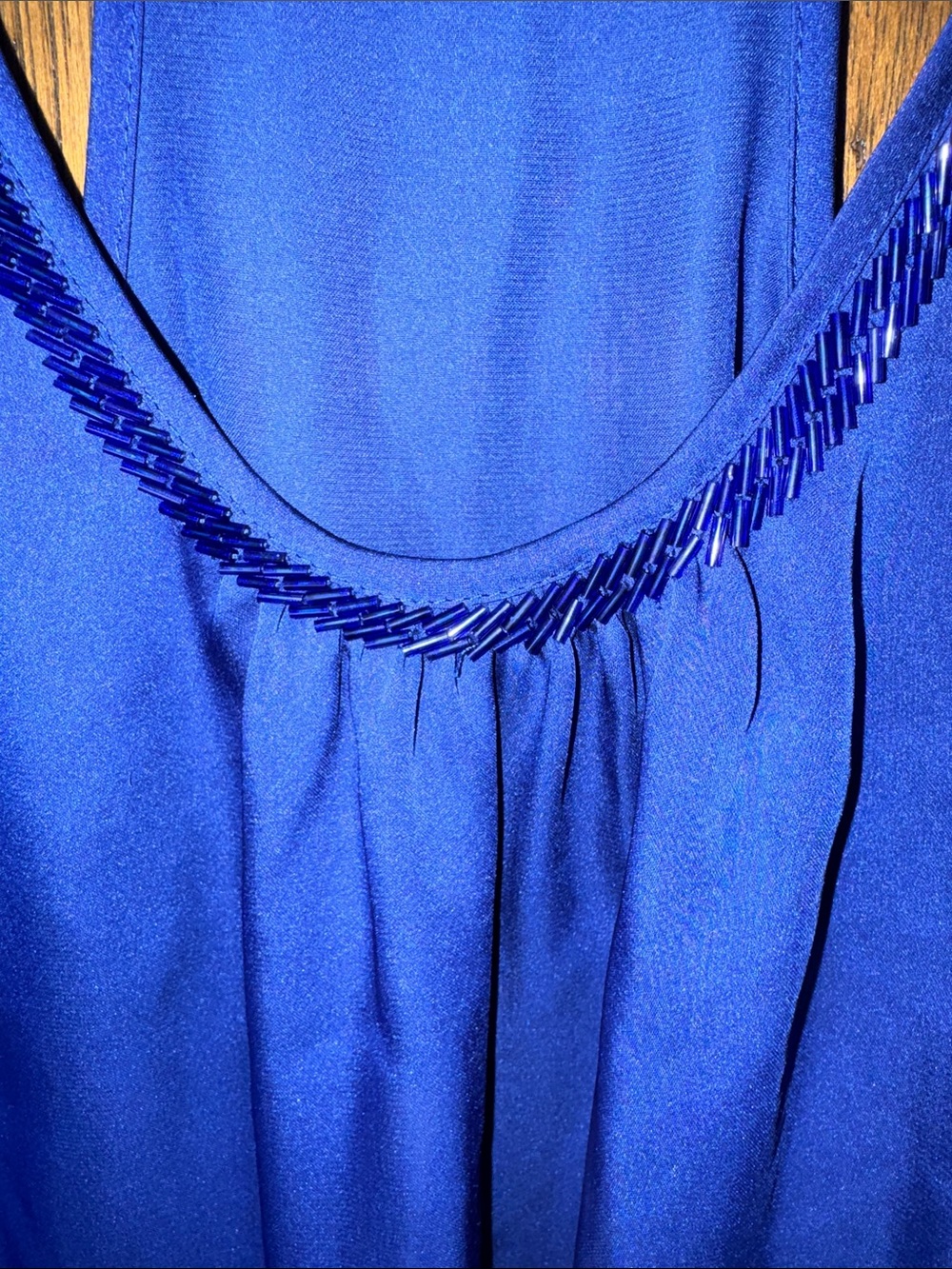 Express Design Studio Royal Blue Sleeveless Top - Picture 3 of 6